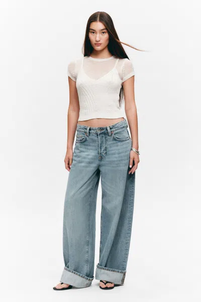 Monki Peggy Low Rise Loose Baggy Leg Jeans