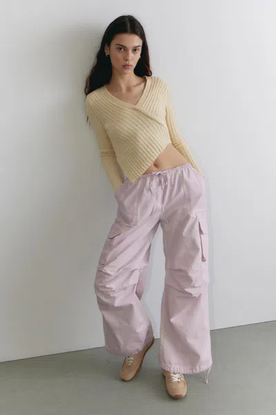 Monki Relaxed Cotton Cargo Trousers