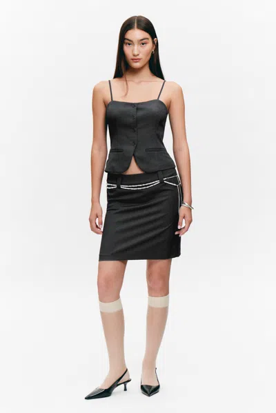 Monki Slim Fit Suiting Waistcoat