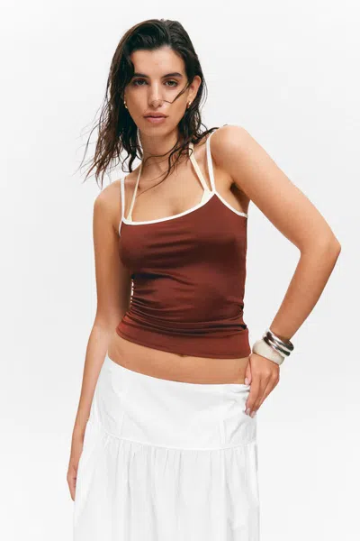 Monki Slim Strappy Tank Top