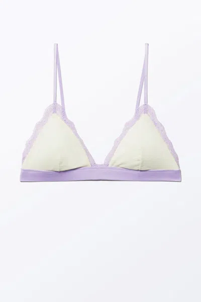 Monki Soft Padded Triangle Bra