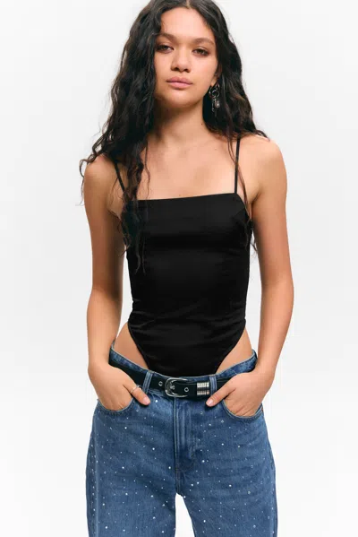 Monki Square Neck Fitted Body