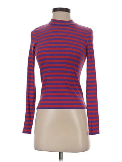Pre-owned Monki Turtleneck Sweater In Purple