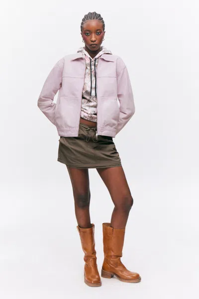 Monki Two-way Zip Oxford Jacket