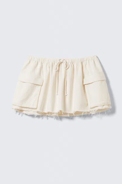 Monki Utility Twill Mini Skirt