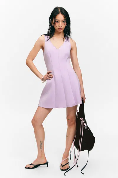 Monki V-neck Fit-and-flare Tank Dress