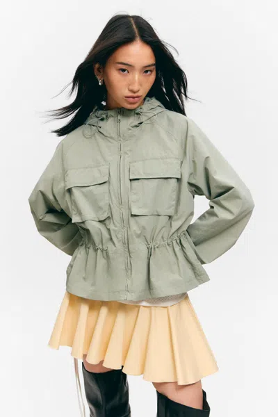 Monki Windbreaker Nylon Jacket