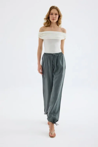Monlicia Novelle Modal Balloon Pants In Blue