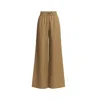 Monlicia Women's Brown Ciel Linen Pant - Dark Beige In Brown