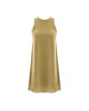 Monlicia Women's Calia Linen Mini Dress - Light Green In Green