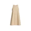 Monlicia Women's Neutrals Calia Mini Linen Dress - Cream In White