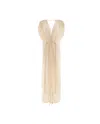 Monlicia Women's Neutrals Helen Cotton Maxi Dress - Beige In Sand