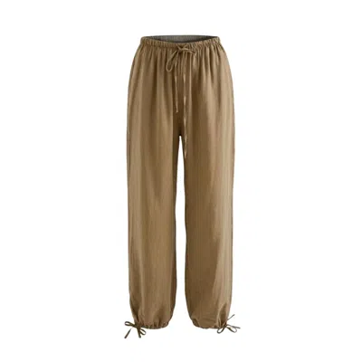 Monlicia Women's Neutrals Novelle Modal Balloon Pants - Beige In Sand