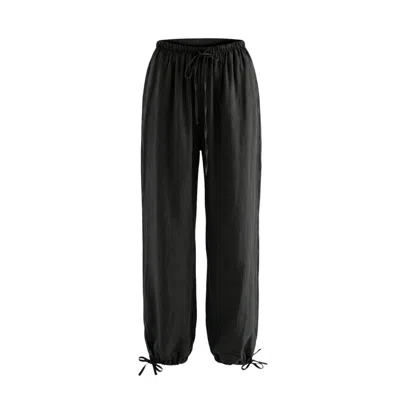 Monlicia Women's Novelle Modal Balloon Pants - Black