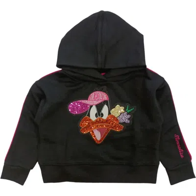 Monnalisa Kids'  - Black Sweater 0050 Daffy Strass 19b629 2097