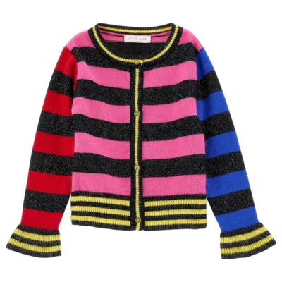 MONNALISA MONNALISA - CARDIGAN 084 RIGHE MULTICOLOR 19D806 4090
