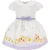 Monnalisa Rapunzel Poplin Dress