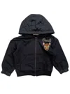 Monnalisa - Open Sweatshirt Blue Hood 056s 198807rg 8072