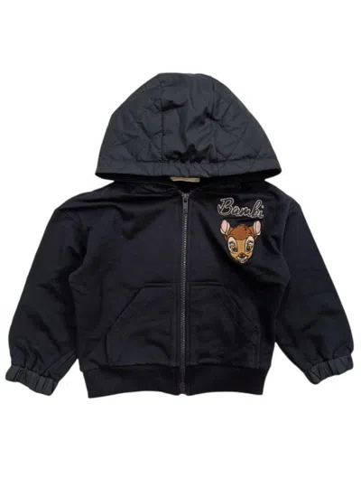 Monnalisa Kids'  - Open Sweatshirt Blue Hood 056s 198807rg 8072