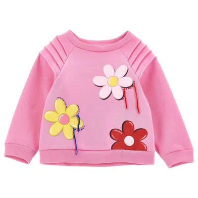 Monnalisa Kids'  - Pink/fuxia Sweatshirt C/flowers 0093 19d628 4010