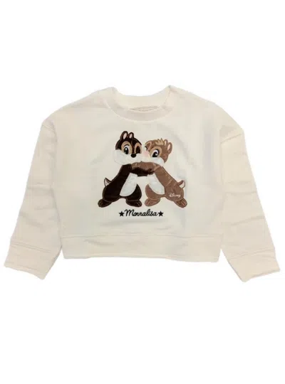 Monnalisa Kids'  - Vintage Sweatshirt Cloth 0001 190610 0054 In White