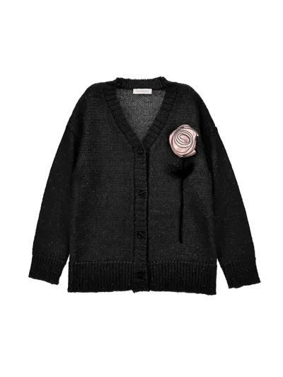 Monnalisa Kids' 3d-blumen-cardigan