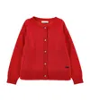 Monnalisa Soft Knit Cardigan In Multi