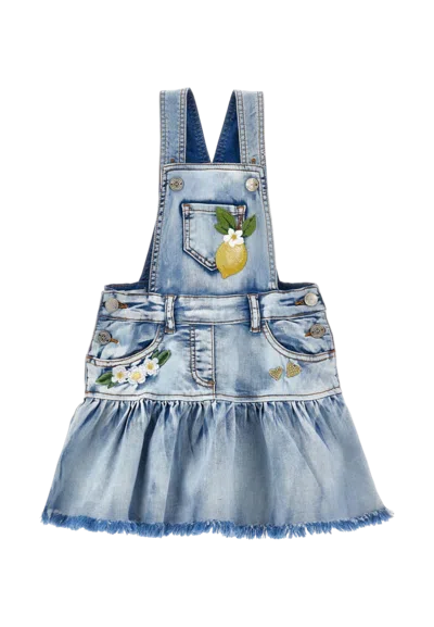 Monnalisa Kids' Babe Salopette  19g703_7013 In Blue