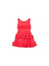 Monnalisa Baby Dress  11e910_5116 In Red