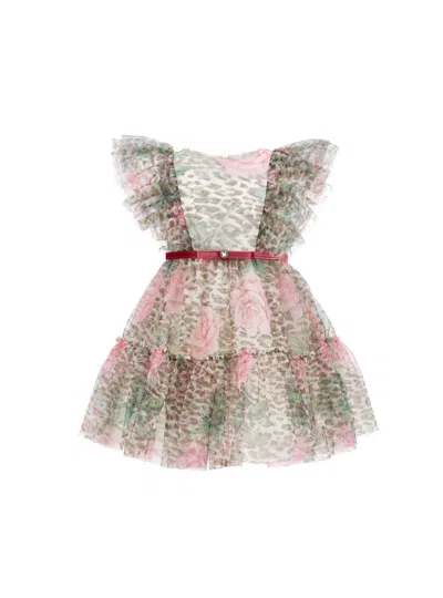 Monnalisa Kids' Baby Dress  11f910_6652 In Multi