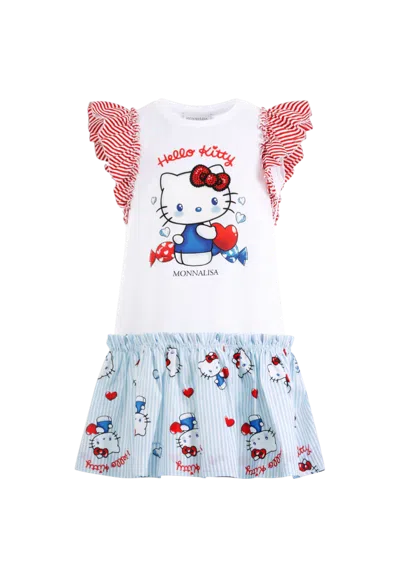 Monnalisa Kids' Baby Dress  11g917_7201 In Pink
