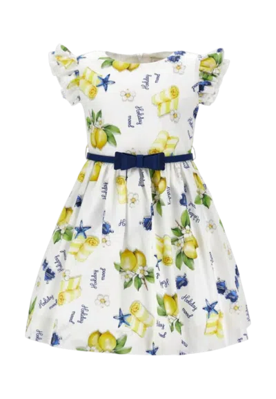 Monnalisa Kids' Baby Dress  11g920_7624 In Multi