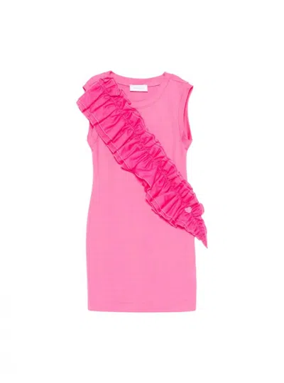 Monnalisa Kids' Baby Dress  17e905_5208_0097 In Pink