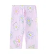 Monnalisa Floral-print Leggings In Pink