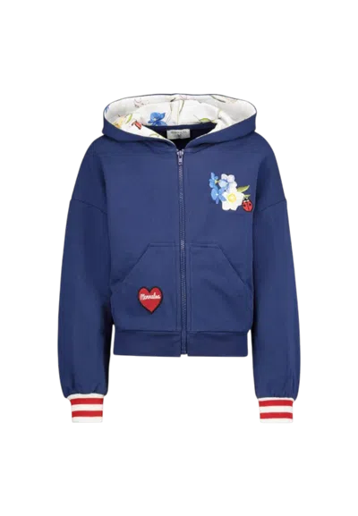 Monnalisa Kids' Baby Girl Sweatshirt  195800e3_5001 In Blue