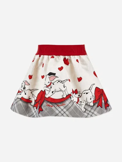 Monnalisa Kids'  Baby Girls Disney 101 Dalmations Skirt In Multi