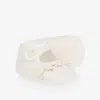 Monnalisa Baby Girls Ivory Bouclé Pre-walker Shoes In Ivory
