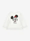 Monnalisa Baby Girls Long Sleeve Minnie T-shirt In White