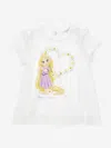 Monnalisa Baby Girls Princess Maxi T-shirt In White