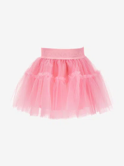 Monnalisa Babies' Logo-waistband Tutu Skirt In Pink