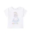 Monnalisa Baby Printed Cotton T-shirt In White