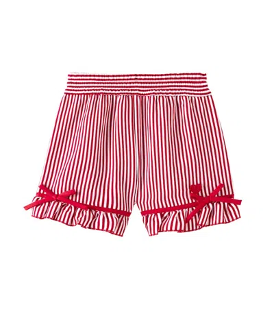 Monnalisa Baby Printed Shorts In White