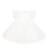 Monnalisa Baby Tulle Dress In White