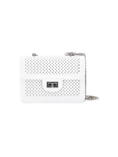 Monnalisa Babies'   Bag With Beads And Chain In White