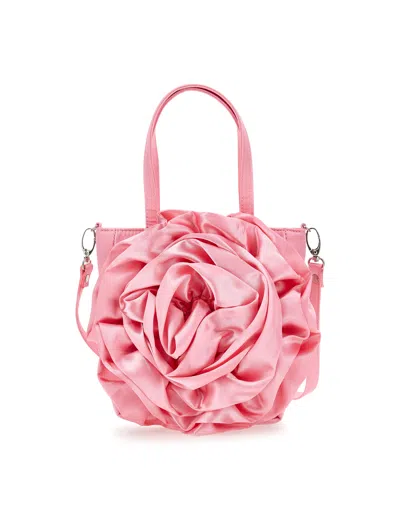 Monnalisa Kids'   Bag With Floral Detail In Black