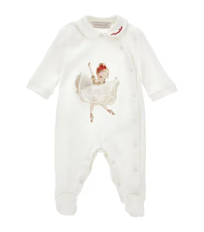Monnalisa Babies' Ballerina All-in-one In White