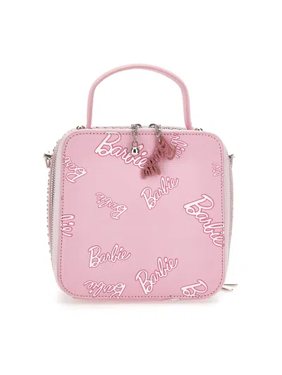 Monnalisa Kids' Barbie-print Bag In Rosa Fairy Tale