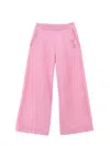 Monnalisa Barbie™ Stretch Sweatpants In Bright Peach Pink