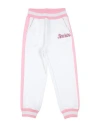 Monnalisa Barbie Toddler Girl Pants Pink Size 6 Cotton, Elastane In White