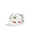 Monnalisa Baseball Cap With Bow In White